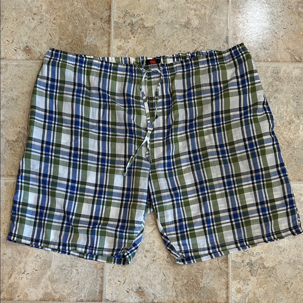 Hanes Plaid PJ Shorts